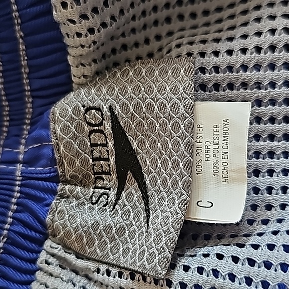 💥HP💥 Men's Blue Speedo Swim Trunks Shorts Men's Size Small - Picture 14 of 16